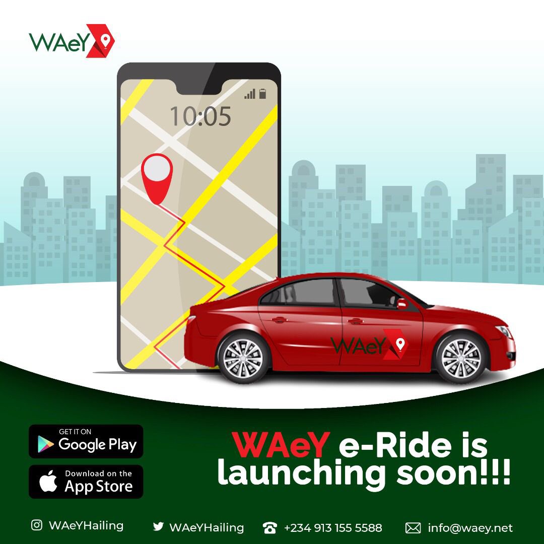 WAeYHailing's tweet photo. WAeY e-ride is coming soon to Abuja, Kano and Kaduna!!!

#waeyhailing #logistics #ridesharing #rideshare #ridesharedriver #lyft #uber #uberdriver #lyftdriver #transportation #taxi #driver #ride #travel #speed #rideshareadvertising  #ridesharedrivers #commuter #rideshareapp https://t.co/hMl8DEMXIO