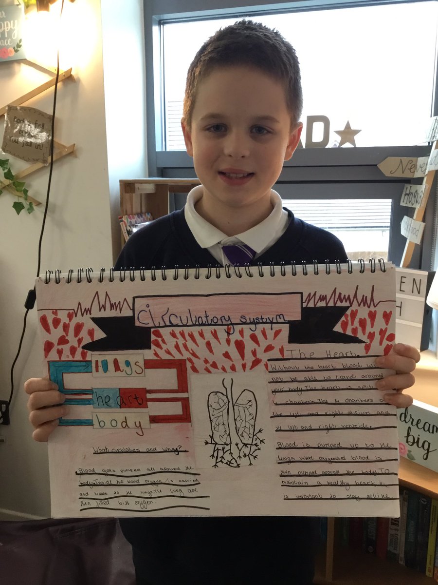 MrsJonesJPPS's tweet photo. We loved learning about the circulatory system this week on our Enrichment Day. We had fun with a respiration drama activity and the presented the information we found out creatively in our Learning Journals! @JubileeParkPS 🌟💜 https://t.co/OR5DrYiQ3d