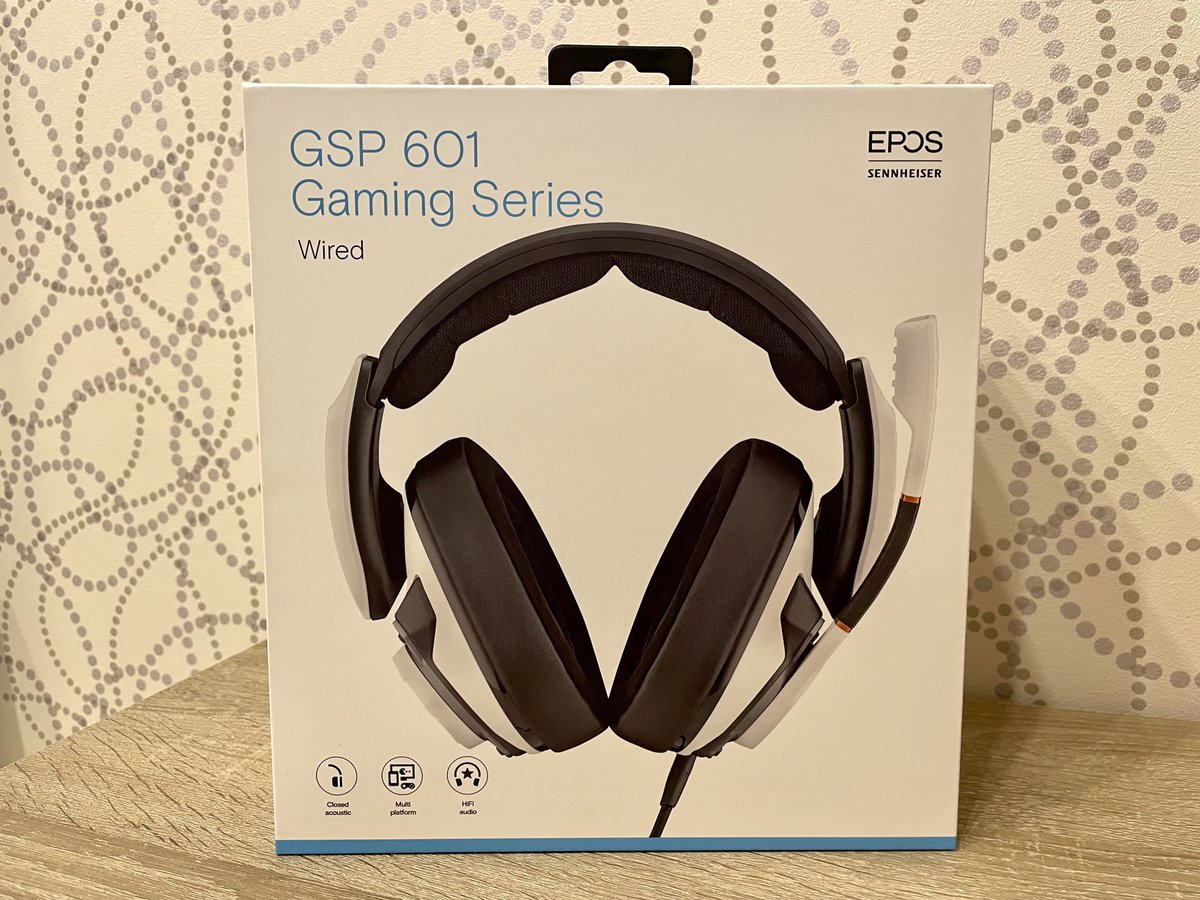 HiokenGames's tweet photo. 新しいヘッドセットが届いたー🎧
#SENNHEISER
#GSP601 https://t.co/v8JHPDLsGo
