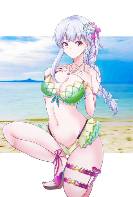 水着カーマちゃん描きました🌺 #FGO 