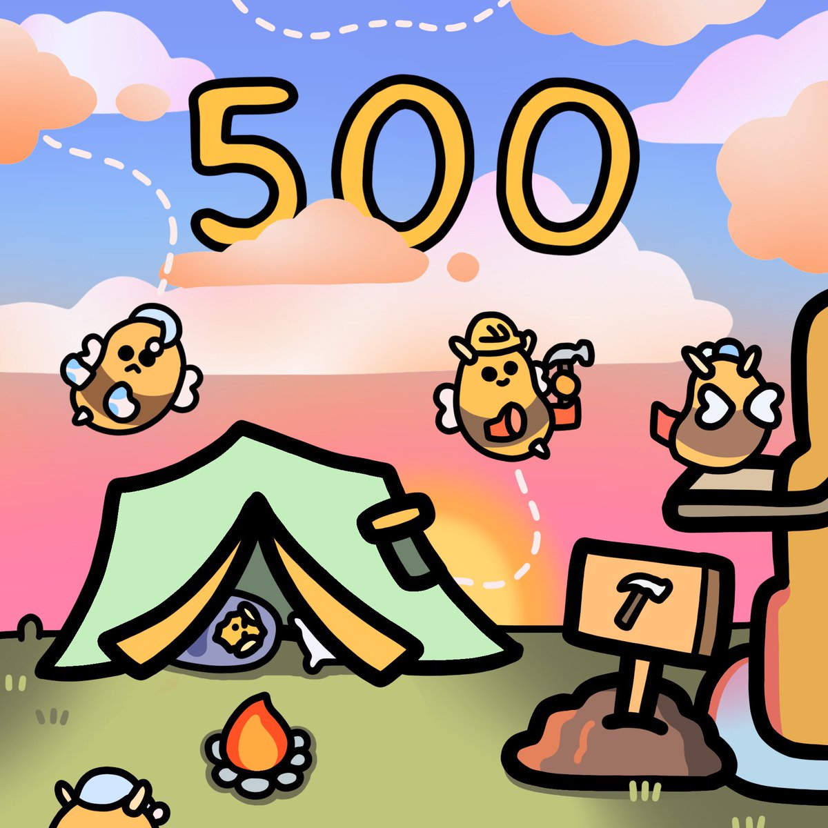 Sorry Beens.. another night in the tent!