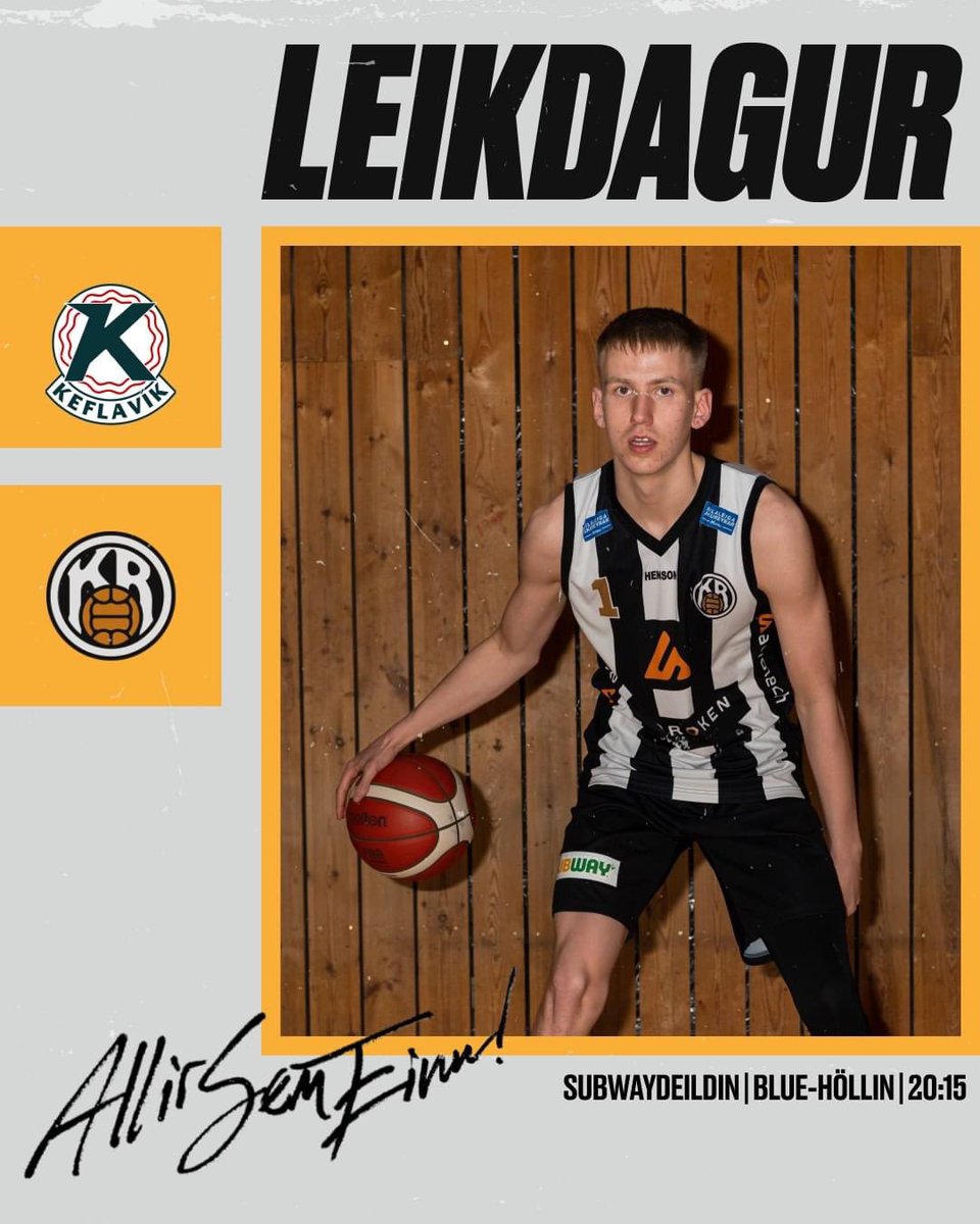 Stórleikur í kvöld þegar strákarnir halda suður með sjó og mæta Keflavík í Blue-höllinni! Við hvetjum alla að sjálfsögðu að gera sér ferð til Keflavíkur og styðja strákana til sigurs!

Áfram KR! #allirsemeinn #karfan