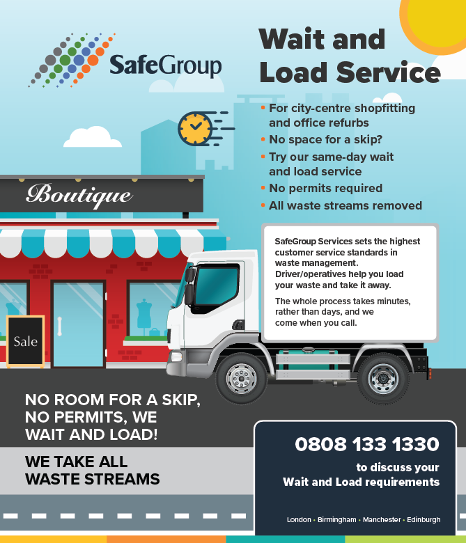 SafeGroupUK's tweet photo. Problems with space when you need to dispose of waste?  No room for a skip?  Then SafeGroup have the solution with their unique 'wait and load' service. 0800 668 1268 to secure a booking. #waste #waitandload 
https://t.co/cbCjlN0zUp https://t.co/n1Ve2Y4T9k