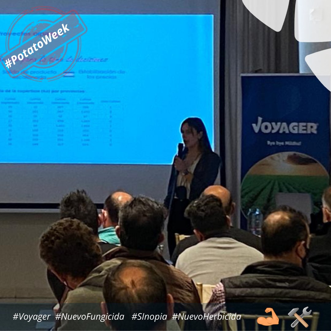 BelchimEspana's tweet photo. Nuestras novedades #Voyager #Fungicida y #Sinopia #Herbicida de preemergencia 💪 para Patata 🥔 han causado sensación en la #Potatoweek22. ¡Gracias a todos por vuestra asistencia e interés! +Info en 🎯: https://t.co/CfFE9IzBbb
 #Belchim 💚 #OrgullososDeNuestraTierra https://t.co/gqsYnHc30X