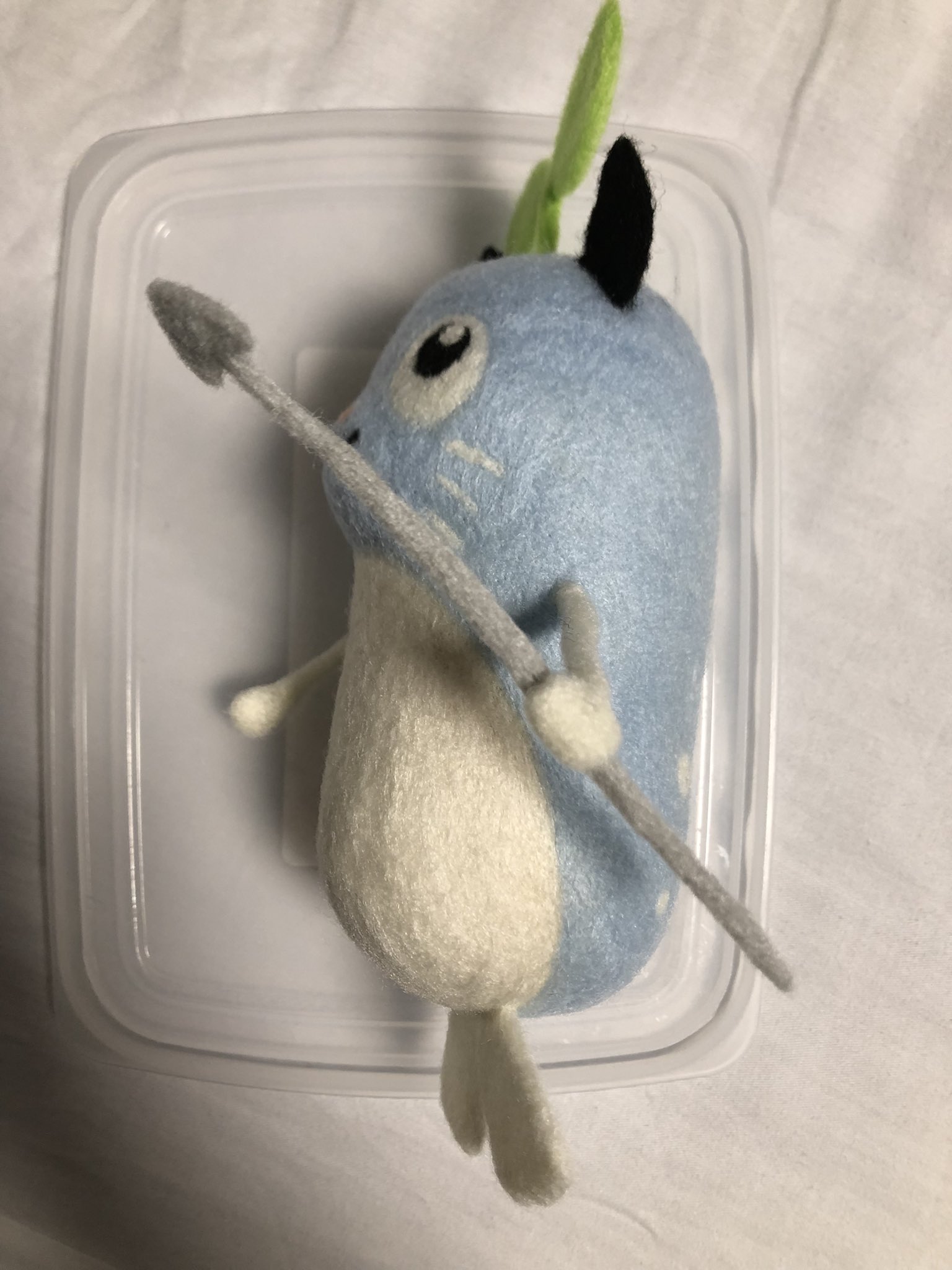 羊毛フェルト☆星屑集め部隊(ミケさん) モルカー】じつはいい匂いがする🦨【羊毛フェルト】スカンクくん‬