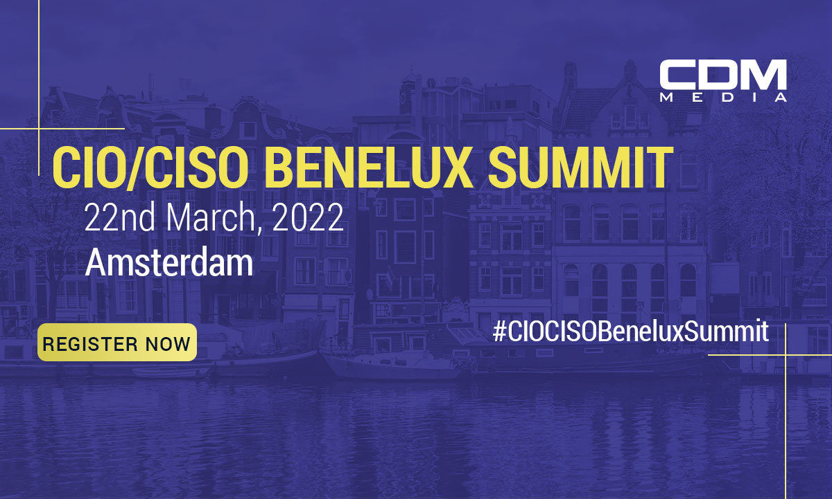 smponline's tweet photo. Register for @CDMMedia's CIO/CISO Benelux Flagship Summit in The Netherlands this month https://t.co/hEy2vtfTp3 

Register for the #CIOCISOBeneluxSummit conference for the #CxO folk  on 22 March 2022 #ad #CDMMedia 

#SMPEvents #CIOLConf22 #CISO #cybersecurity #IT #technology https://t.co/InxURb76zt