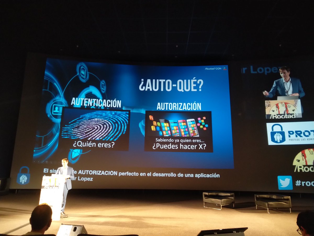 sticnet's tweet photo. "La felicidad es incompatible con ver el código fuente de tus aplicaciones"
Interesante ponencia de Andrés Aznar en #RootedCON sobre sistemas de #autorización en #aplicaciones
@ProtAAPP https://t.co/8DcqJu3jps