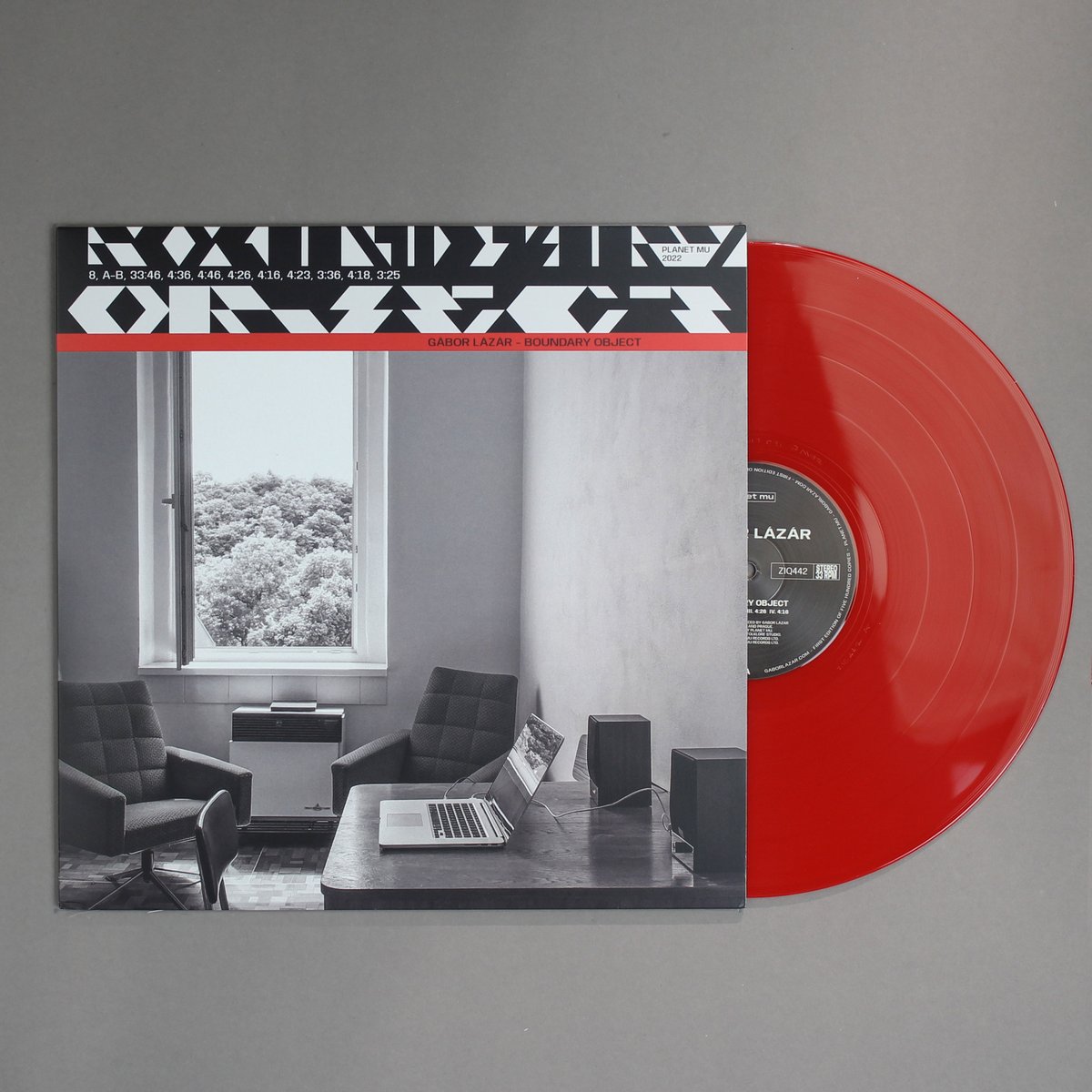 Shipping Now: 
Gábor Lázár - Boundary Object
<a href="/Planetmurecords/">Planet Mu</a> 

bleep.com/release/257579

Composed of eight numbered, unedited live tracks, Boundary Object is a hard pivot from <a href="/gabor_lazar/">Gábor Lázár</a>'s ordered 2020 effort, choosing instead to relish in its controlled chaos