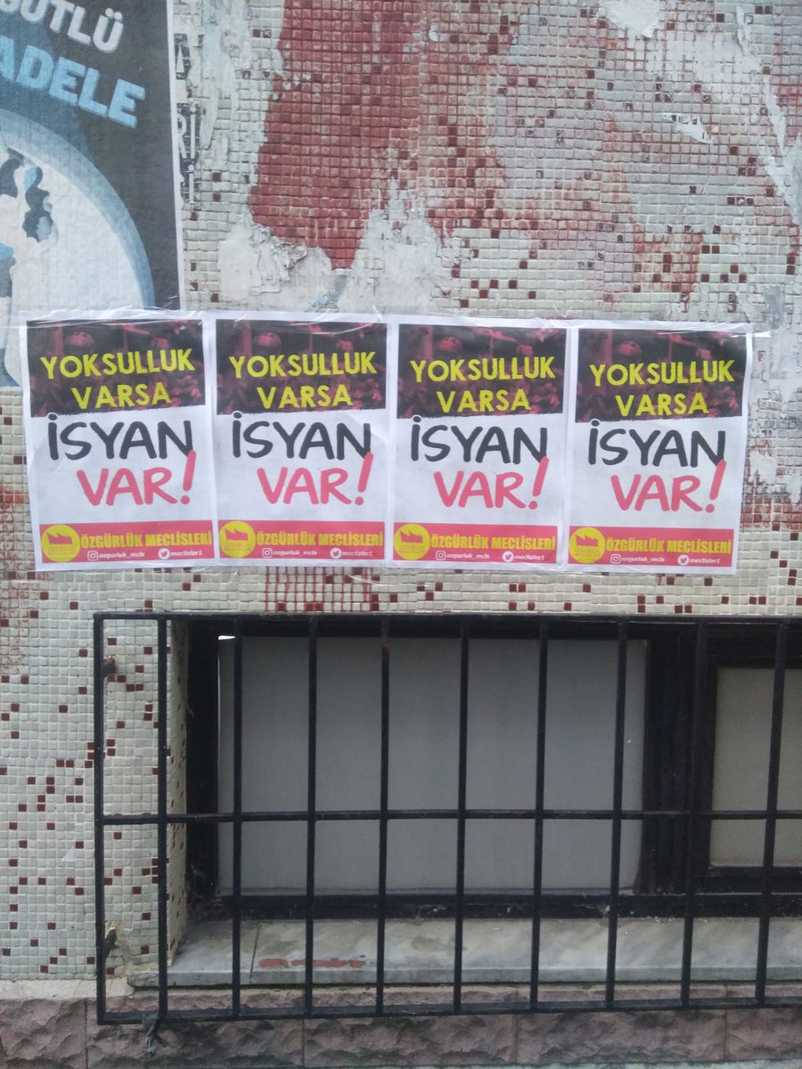 📍 Sarıgazi

İsyanımız yoksul mahallelerin duvarlarında.

Özgürlük Meclisleri'nde birleşecek; yoksulluğa, sömürüye örgütlü mücadelemizle son vereceğiz!