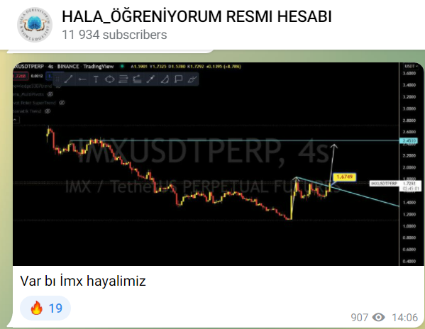 Knowledge_ilker's tweet photo. Telegram kanalımızda hayalımızı kurmaya basladık. 
#ımx #ımxusdtperp hayalımıze ortak olanlar kaybetmez cok sukur https://t.co/MbjgAIG2Vs