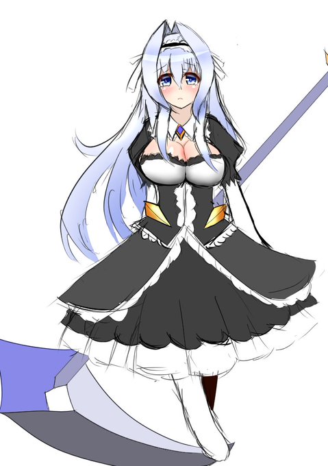 ルナちゃんことルナセレナーデ。
初期版と現在。
衣装のデザイン自体は大きく変えたつもりはないのですがもう 