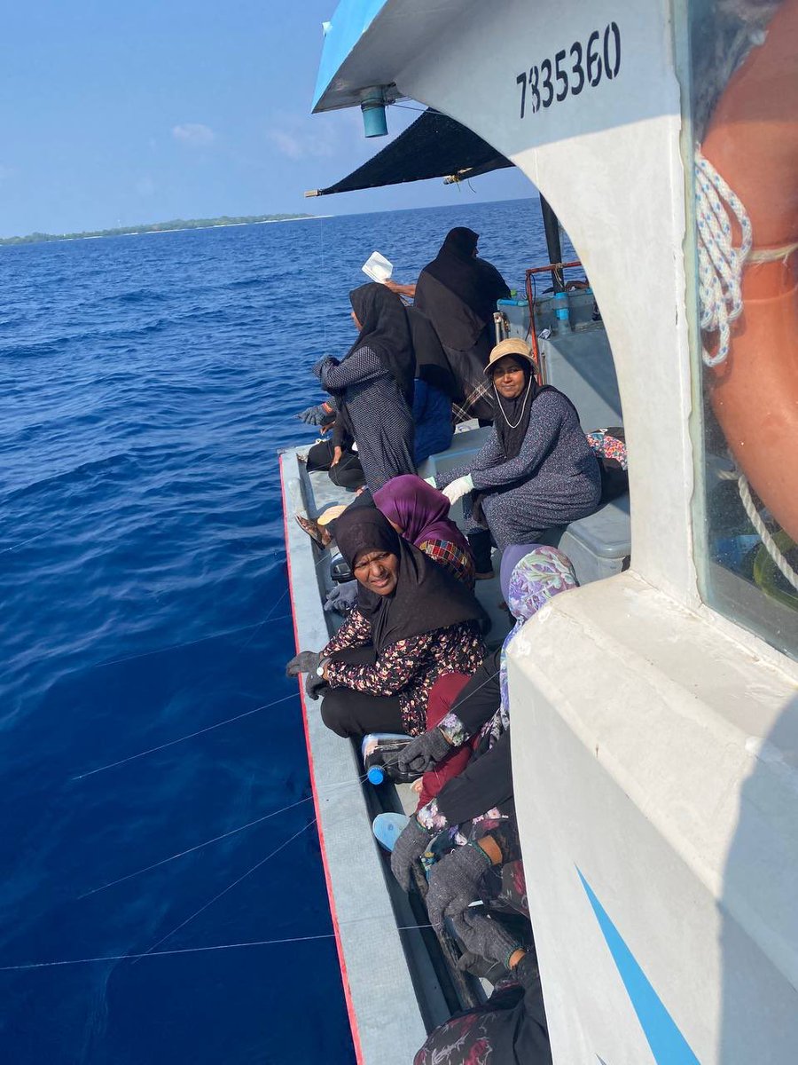 kanditheemuc01's tweet photo. To celebrate Women’s Day, we are thrilled to venture out on a line fishing trip with a special female crew #IWD2022 #BreakTheBias #Equality @MoGFSSmv @lgaMaldives https://t.co/tzYXWlC4J1