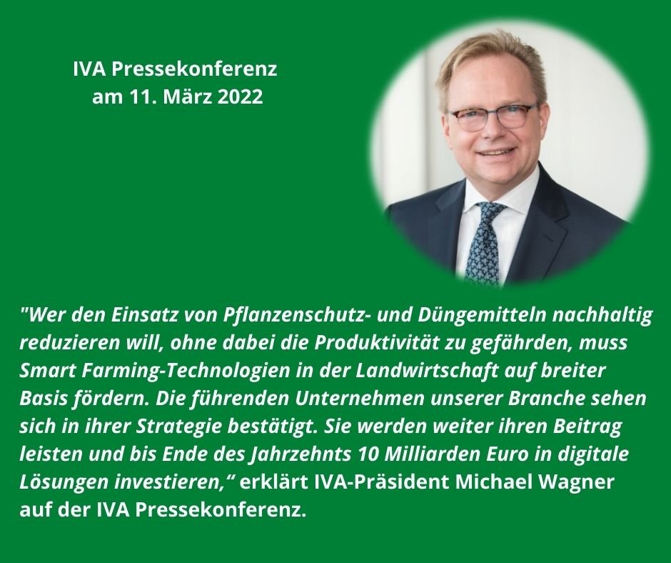 Weniger Pflanzenschutz und weniger Düngemittel - Wie geht das? 
Die ambitionierten Reduktionsziele erfordern eine schnelle Umsetzung von Innovationen. Digitalisierung &amp; Smart Farming sehen wir als Schlüsseltechnologien, um die gesetzten Ziele zu erreichen.