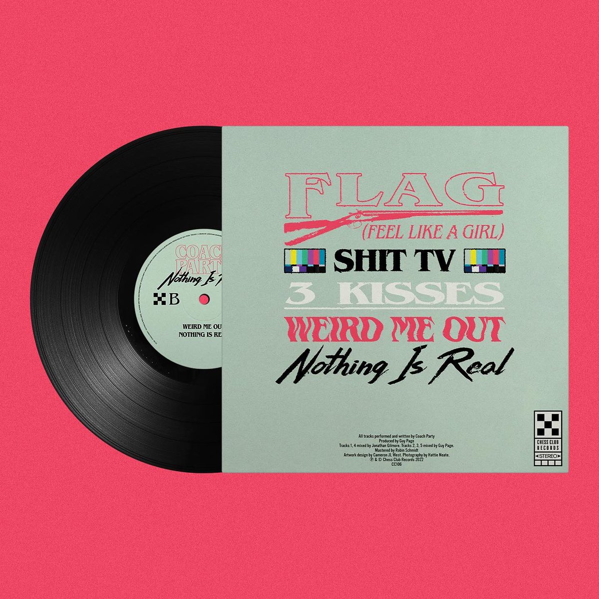 wearecoachparty's tweet photo. you better pre order this cos YOU know it’s gonna be shit hot ⚡️❤️‍🔥⚡️❤️‍🔥⚡️❤️‍🔥⚡️❤️‍🔥⚡️

NOTHING IS REAL - out April 29th.

🔥 Available to pre order on the Chess Club Records website, will be with you late Summer 🔥 DO NOT WAIT AROUND

https://t.co/fxF9OLOB4Y https://t.co/nnb8PvRTLZ