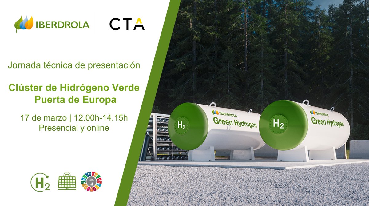 📅 El próximo 17/03 <a href="/Jose/">Jose Arocha-Saher</a> Antonio Peregrín, Responsable de #Innovación de #INERCO participará en la mesa redonda de la jornada técnica "Clúster de #Hidrógeno #Verde Puerta de Europa" organizada por <a href="/CTA/">cta</a> en colaboración con <a href="/Iberdrola/">Iberdrola</a> 👉bit.ly/3hXeEGF

#SomosINERCO #H2