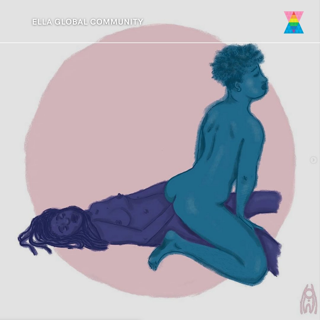 👉 Go to the ELLA app (link in bio) to get access to our interview with @sapphosutra 

❤️‍🔥 Discover what the couple have to say about a deliciously sapphic universe, sapphic sexuality, relationships &amp; queer feminist activism in drawings.

#sapphic #wlw #lgbtq #bi #sappho #butch