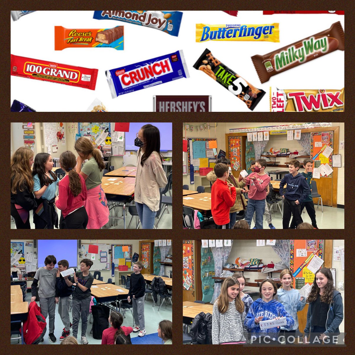 MrsMitchellCES's tweet photo. TREPS!  Workshop #1 in the books. Who wants to buy a candy bar?  Creativity abounds! https://t.co/rVNtqA9xKd