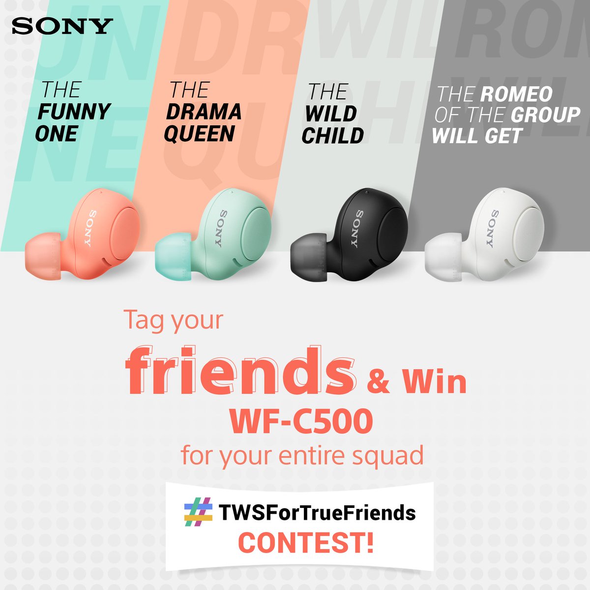 sony_india's tweet photo. Your friends & Sony WF-C500 are just the same, different in personalities but always reliable. Tell us which W-C500 colour vibes with your friends' personality and win these truly wireless earbuds for your entire gang! #TWSForTrueFriends
T&C: https://t.co/VkL3iUHSXE https://t.co/jDycZ9RzIs