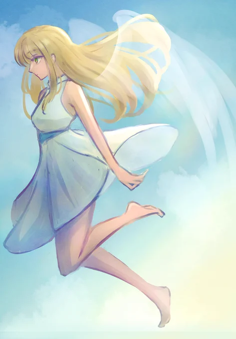 試し描きのワンドロ#イラスト#創作 