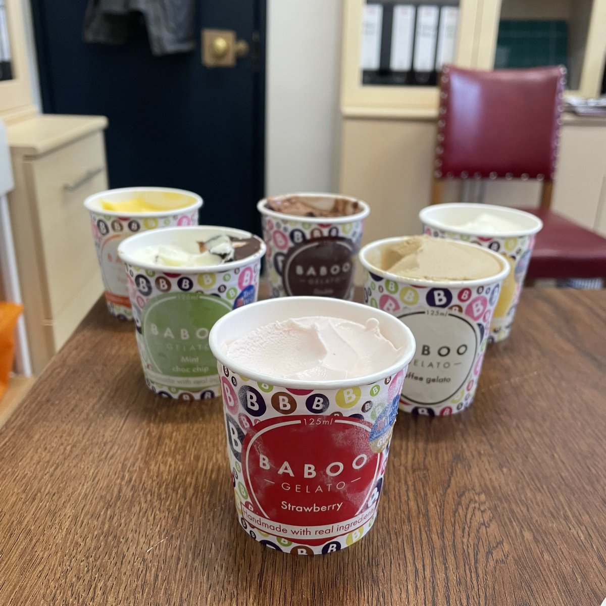 What better way to spend your Friday than taste testing ice cream… 😍

<a href="/BabooGelato/">Baboo Gelato</a> coming to Shire Hall soon!