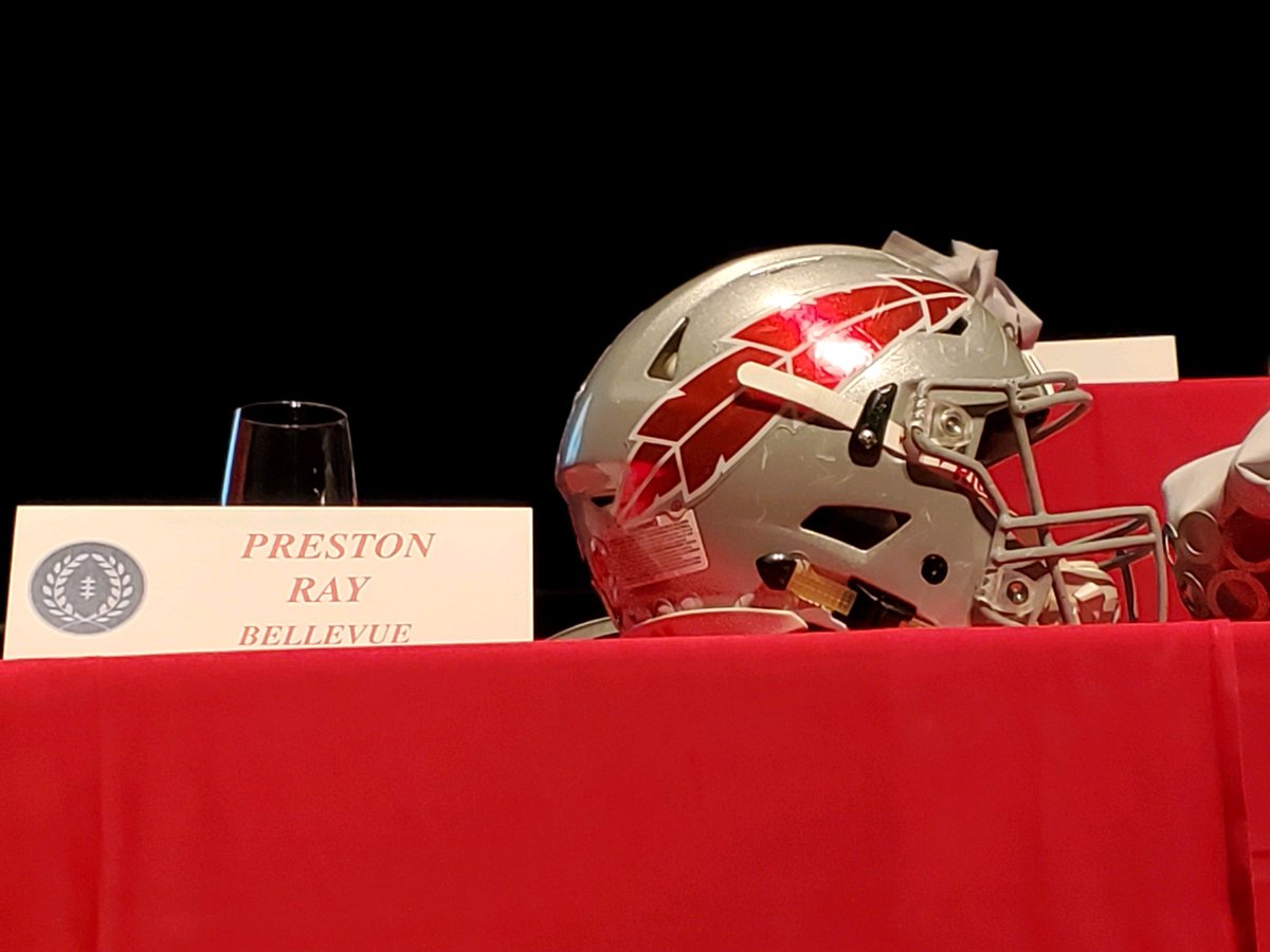 BHSRedmen's tweet photo. Congratulations to senior Preston Ray for earning the National Football Foundation Toledo Wisert Chapter Scholar Athlete Award! An awesome achievement for an outstanding young man! Way to go Dezy #Proud #GoRed https://t.co/LKzRK9FJGN