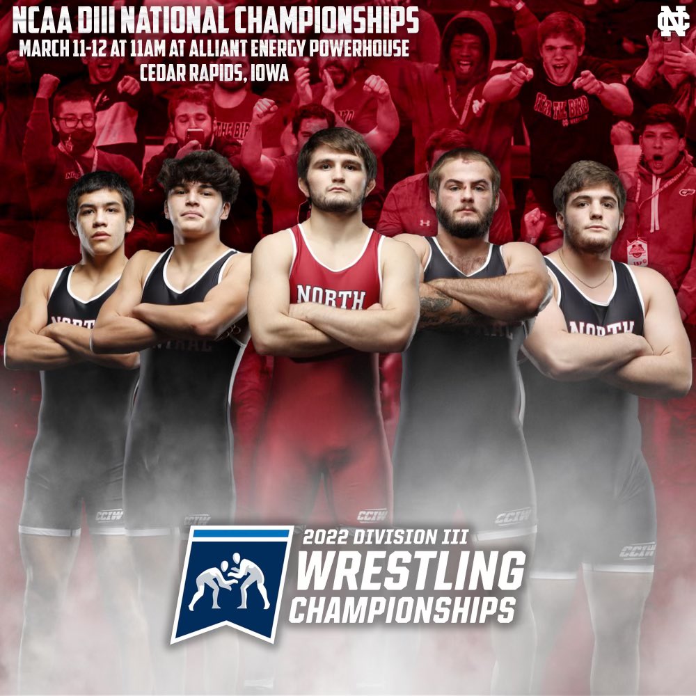 NCCwrestling's tweet photo. It’s time! Your Cardinals enter the NCAA Division III Championships as the No. 2 ranked team in the country. #FearTheBird #SHAPOWIE https://t.co/lzgUCUPYPj