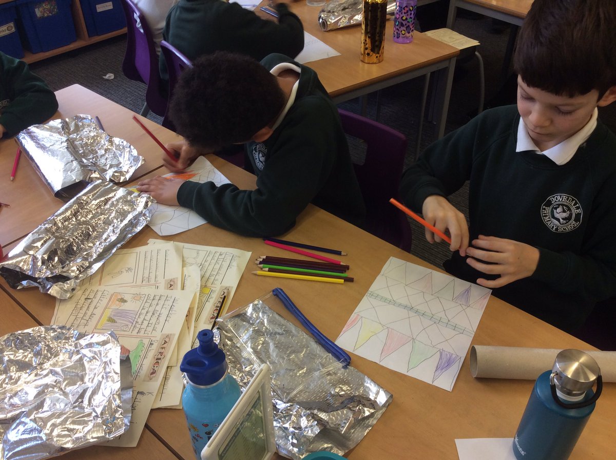 DovedaleY2's tweet photo. 2C have started making their own rainstick. 🌟 #Africaday https://t.co/1pvY9ZQ9mc