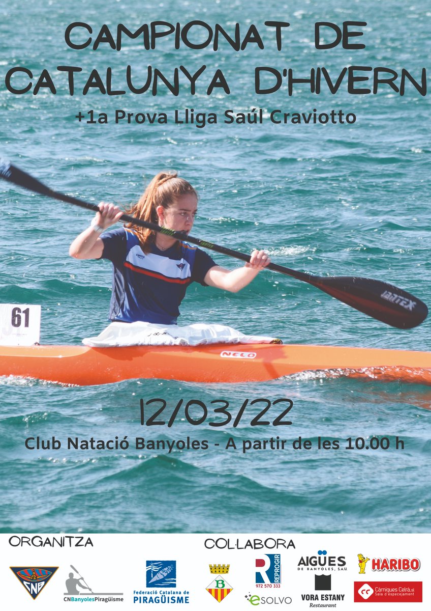 Reprogir's tweet photo. Demà es celebrarà el Campionat de Catalunya d'Hivern i la 1a Prova de la Lliga Saul Craviotto 🙂🙌🏼
Molta sort a tots/es els/les piragüistes!!!
@CN_Banyoles
@piraguismebny
@fcpiraguisme
#piraguisme #campionatcatalunyahivern #cnb #fcpiraguisme #piraguismebny #reprogir https://t.co/RIciBOHyM0