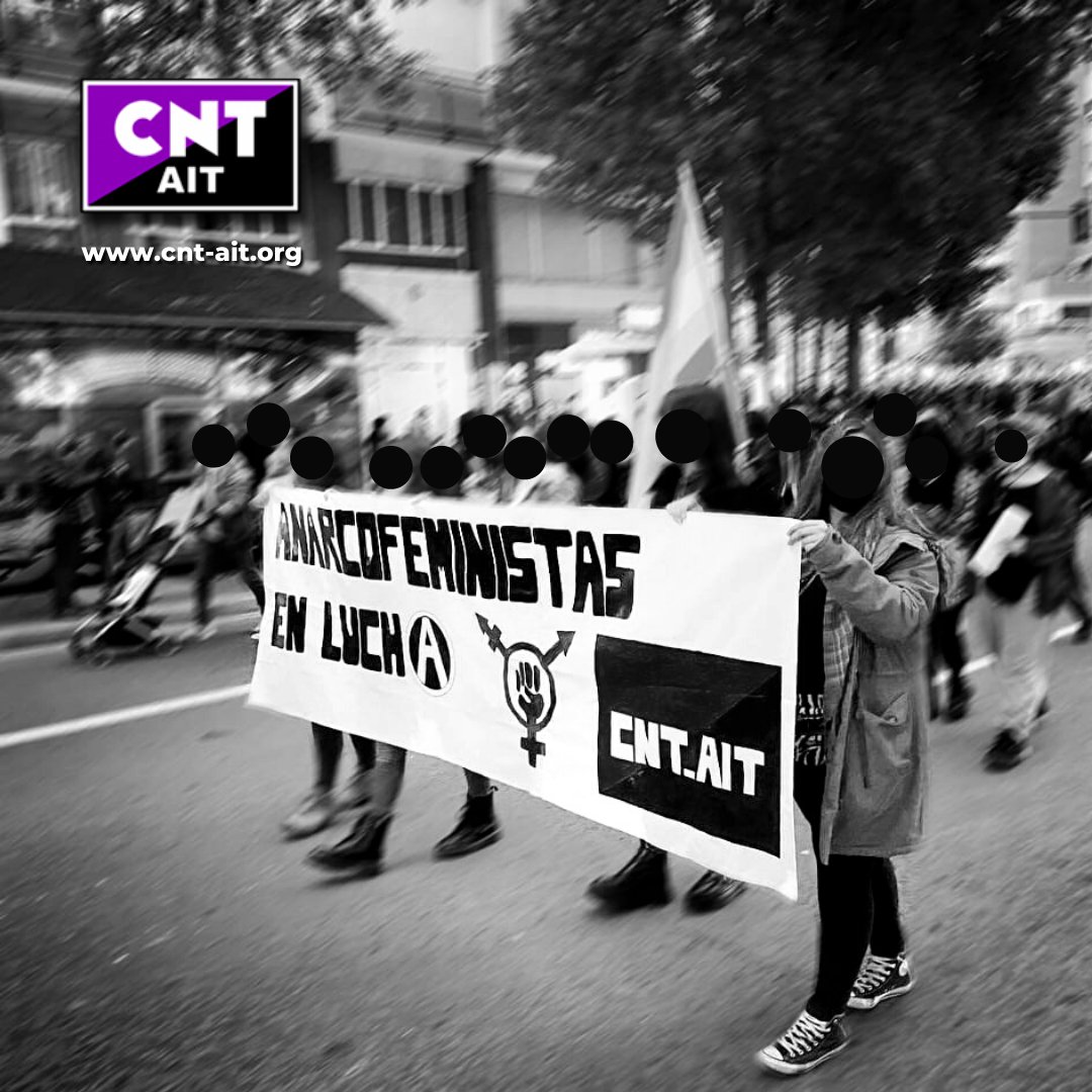CNT AIT 🟣⚫️ NI AMAS NI ESCLAVAS: ANARCOFEMINISTAS SIEMPRE.

Gracias a todas las compañeras que estáis en primera línea, tanto el 8 de Marzo, como todos los días del año.

Imágenes de las compañeras de Madrid, Granada y Murcia. #CNT #AIT #TuSindicato cnt-ait.org