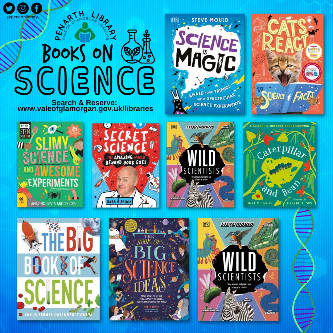 penarthlibrary's tweet photo. Educational and informative books for children to read for #BritishScienceWeek! Let’s Learn Science! #BSW22
Stay tuned throughout the week for lots more book recommendations, games, puzzles, challenges and more!
Search & Reserve: ▶️🌐 https://t.co/kAC6lCbz4P #StaffRecommended https://t.co/aWzM9AzVtm