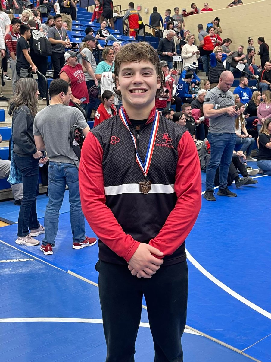 NPCitySchools's tweet photo. Good luck to NPHS Senior Wrestler Charlie Gibbs as he competes at the Division II State Wrestling Meet in Columbus!!
#ExperienceNP #NPExcellence #NPCommUNITY #quakerpride #teamworkNP https://t.co/bxilLRGP3G