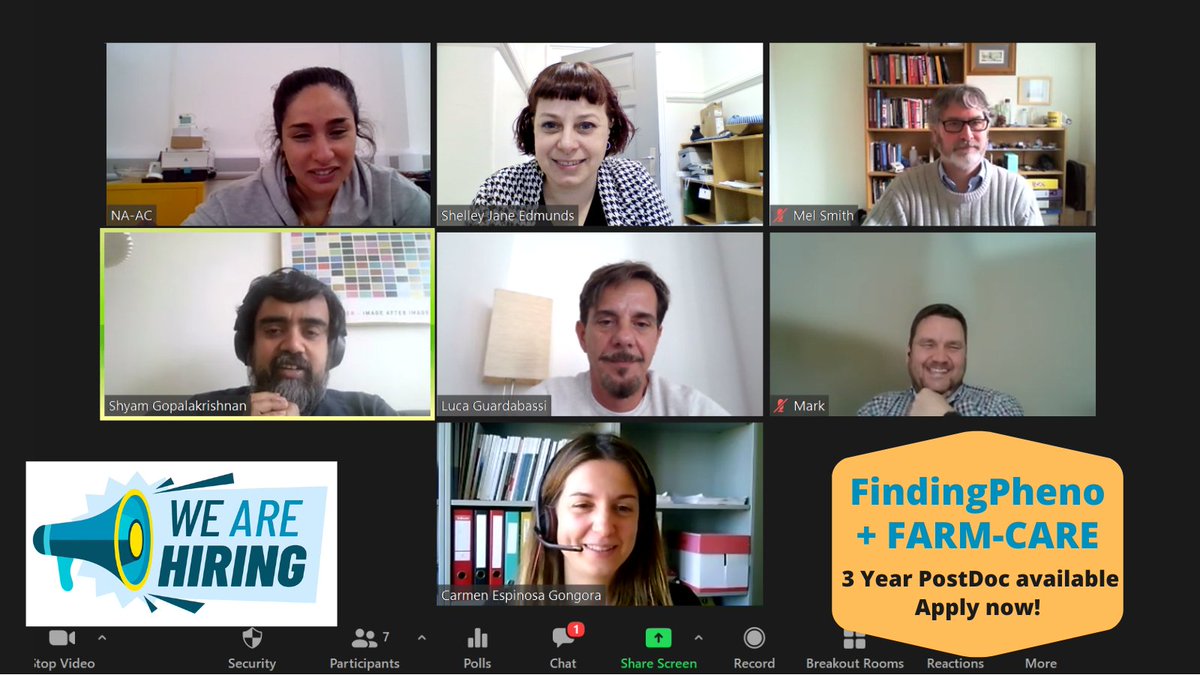 FindingPhenoEU's tweet photo. Super productive meeting today with FARM-CARE and FindingPheno about how we can incorporate cutting edge video AI for detecting stress with Multi-Factor Omics Analysis to give the best view into pig phenotypes. Sounds like fun? Come be our #postdoc! https://t.co/oU5AOqtZMo https://t.co/koVNGev5fS