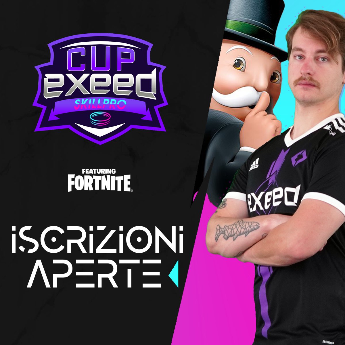 SkillProIT's tweet image. Sono aperte le iscrizioni per la Exeed Cup Fortnite Solo Arena organizzata da @SkillProIT in collaborazione con @exeed_official!

Il torneo si giocherà giovedì 17 marzo alle 17:00!

Compenso totale 400€!

Iscriviti ora beta.skillpro.it/tournaments/62…

@AyarBaffo @ZifoDon