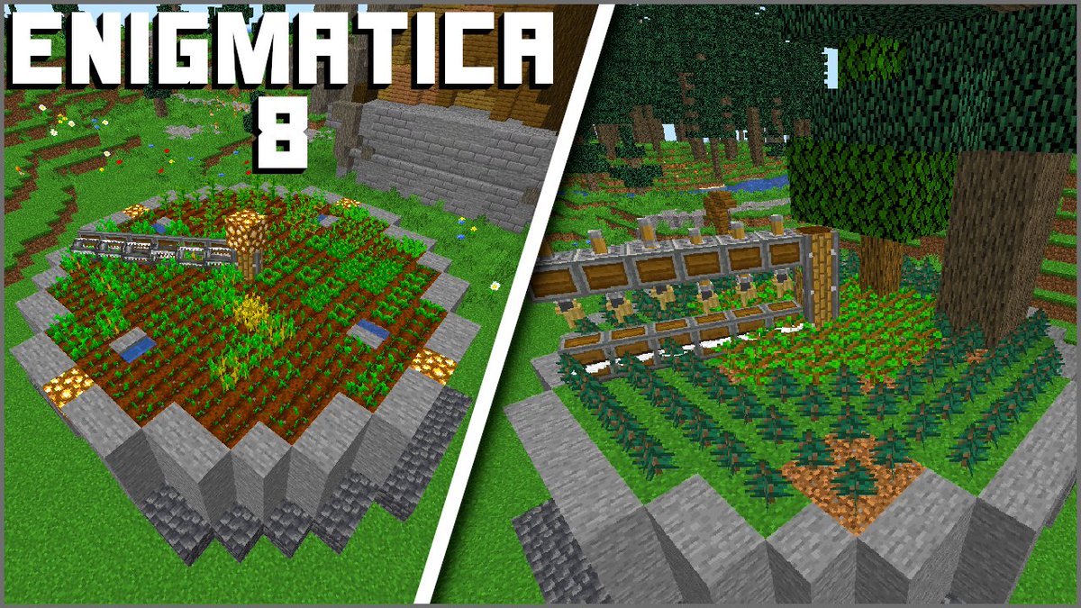 BlueDwarf_YT's tweet photo. Hello everyone, Enigmatica 8 episode 2 is Here! 
We make some easy to build Create farms. 
I hope you enjoy it and have a marvellous day!
https://t.co/lOM2MFNARf https://t.co/zGcIvTq1NV
