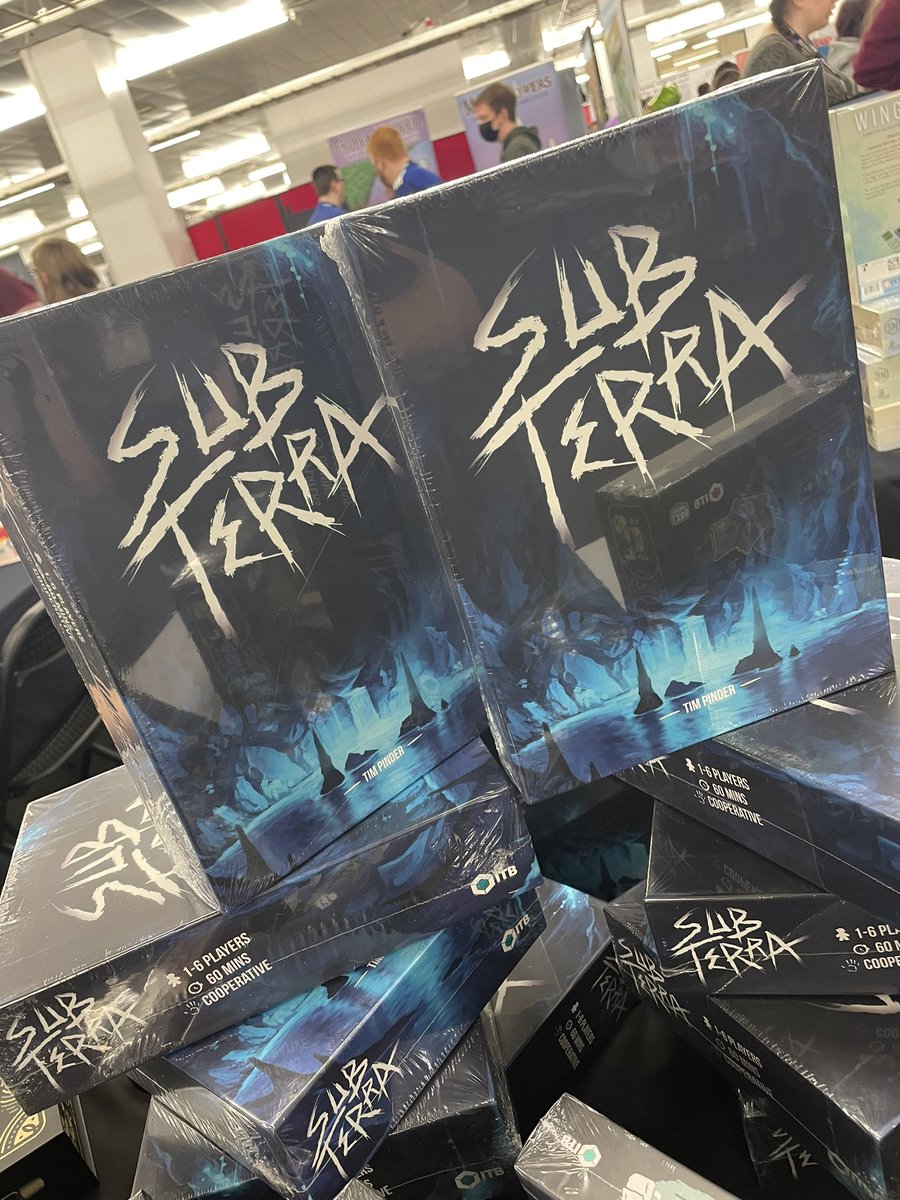 Inside the Box 🎲 (@itbboardgames) on Twitter photo We have a limited amount of Sub Terra available at <a href="/aireconuk/">AireCon - NW: Aug / West: Oct / X: March</a>! Get in quick! We have a limited amount of Sub Terra available at <a href="/aireconuk/">AireCon - NW: Aug / West: Oct / X: March</a>! Get in quick!