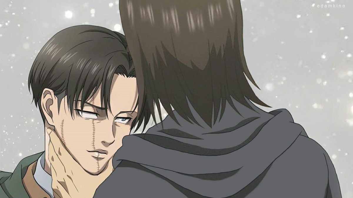 • #エレリ #рирен #リヴァエレ •
“ don't wanna leave another one on those scarred lips?) ”