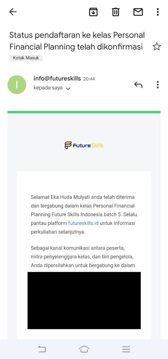 ehmfinance's tweet photo. Alhamdulillah diterima..😇🥰

#ehmfinance #KeuanganTerencanaKeluargaSejahtera #semuamampusejahtera #sejahteraduniaakhirat https://t.co/n2Jfp4oPzO
