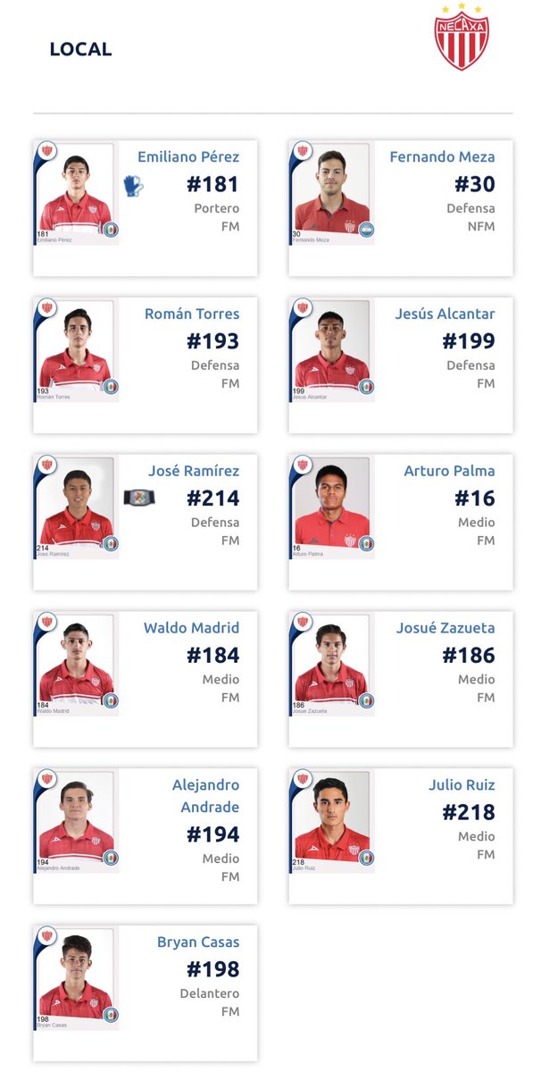 #Sub20LIGAMX | #NECvsQRO | 0-0 | Iniciando con la actividad del día desde Casa Club. Este es el once de arranque de los Rayos #Sub20:

#ContiGoNecaxa ⚡