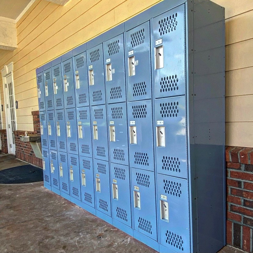 Lockers aren't very photogenic...but they are useful! 🔒 Like if you'd rent one of our new water park lockers!