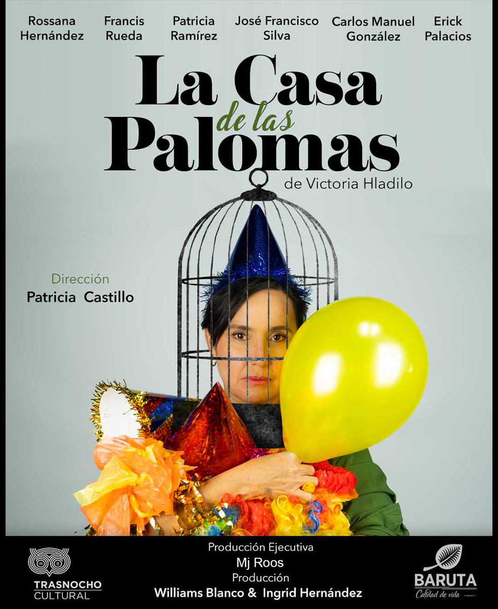 ¡Llegó el día!
Hoy estreno. Vayan, vayan que la van a disfrutar, y es en el marco del Festival de Jóvenes Directores del <a href="/trasnochocult/">Trasnocho Cultural</a> .
Dirigida por Patricia Castillo, quien les aseguro que traerá cosas muy buenas a nuestro teatro. 
Solo x 2 fines de Sem.
V/S/D 4:00 pm.