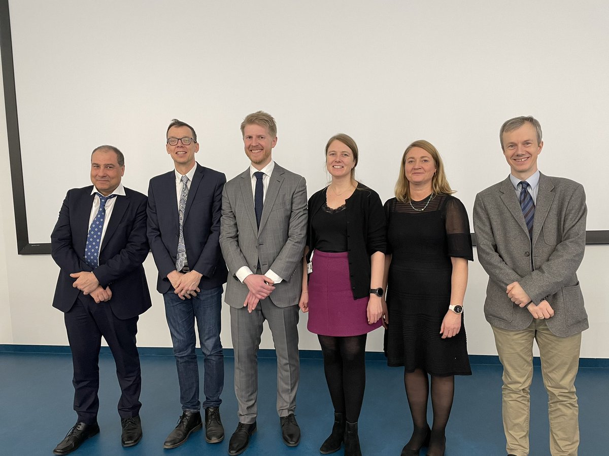 steinsvik_k's tweet photo. Congratulations to my colleague @DSangnes for a brilliant defense of his PhD thesis today! A big day for the Gastro research group in Bergen 🥳 and main supervisor @Diabeteslegen 👏🏼 https://t.co/FgWctYXr2C