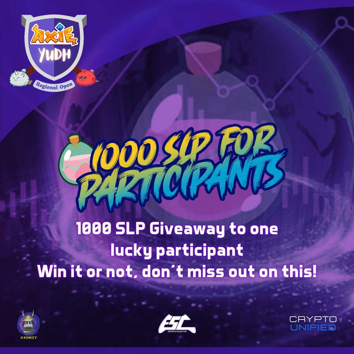 GDonkeyguild's tweet photo. #Axieyudh is giving 1000 SLP to one lucky participant!

#axieesports #axieIndia #axieInfinityindia https://t.co/sSBUEY7jr1