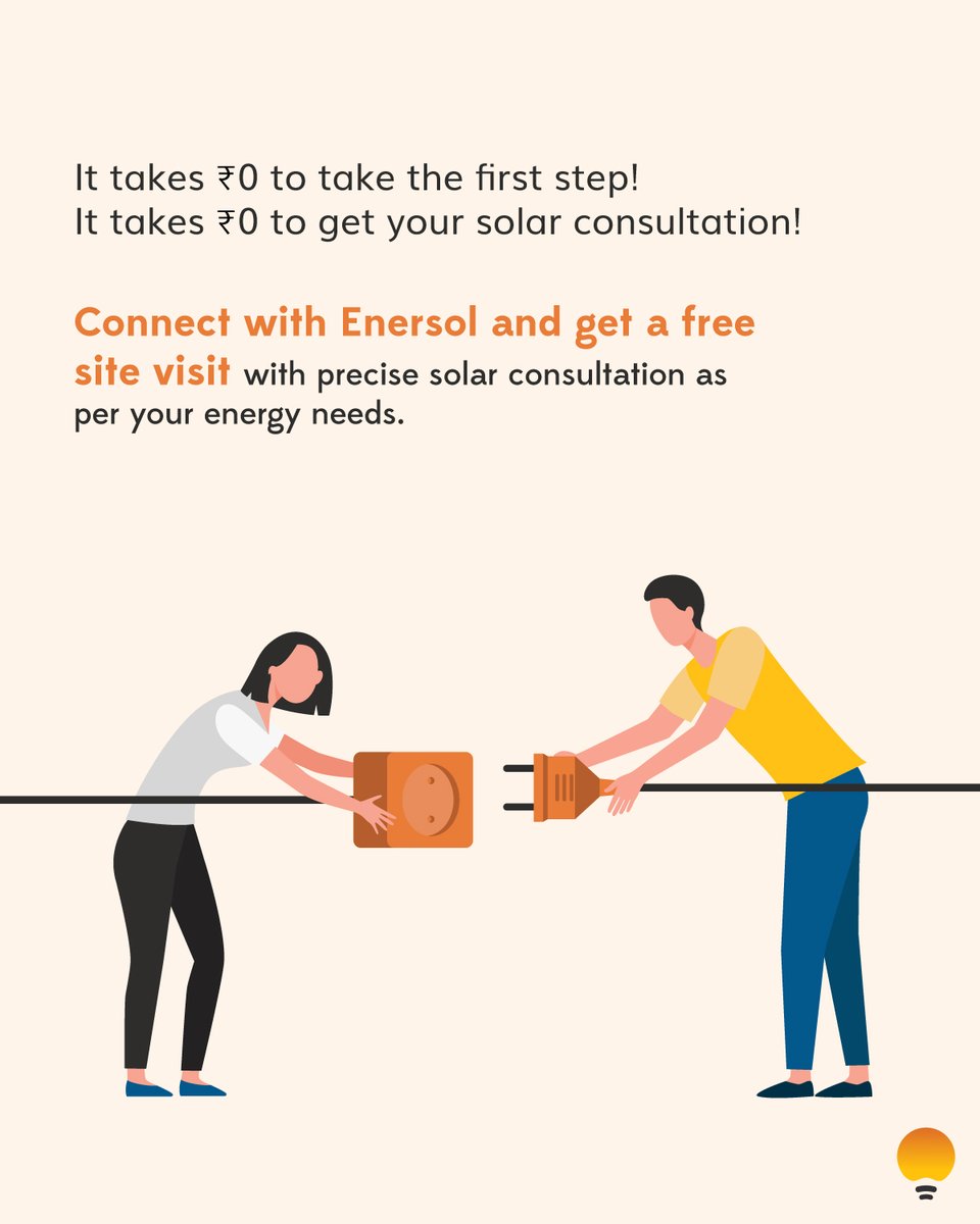 EnersolSolution's tweet photo. Our accurate and definite #energy solutions enable you to save more on energy.
Enersol provides free site visit and consultation services to enable users with distinctive designs as per your energy and other requirements. 
---
#enersol #solarpanel #solarenergy #solarplant https://t.co/LMcqTrcXI4