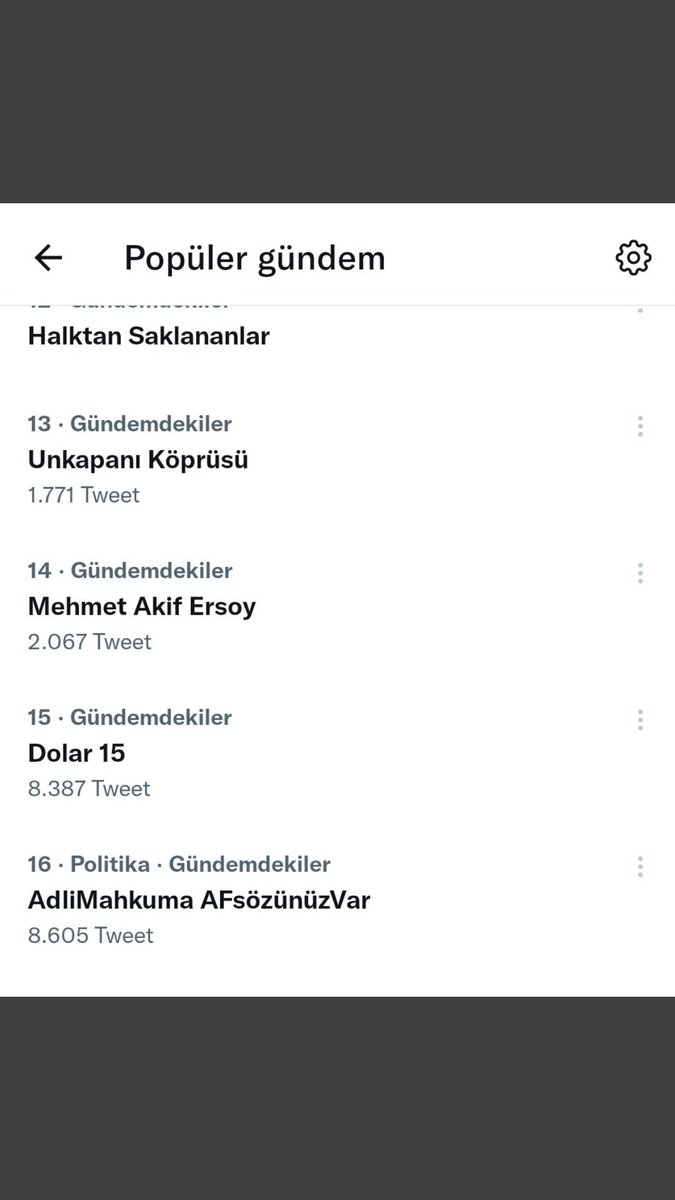 AdliMahkuma AFsözünüzVar

<a href="/RTErdogan/">Recep Tayyip Erdoğan</a> 
<a href="/dbdevletbahceli/">Devlet Bahçeli</a> 
<a href="/ikalin1/">İbrahim Kalın</a> 
<a href="/YildizFeti/">Feti Yıldız</a> 
<a href="/bybekirbozdag/">Bekir  Bozdağ</a> 
<a href="/Akparti/">AK Parti</a> 
<a href="/MHP_Bilgi/">MHP</a> 
<a href="/MhpTbmmGrubu/">MHP TBMM Grubu #MHP</a>