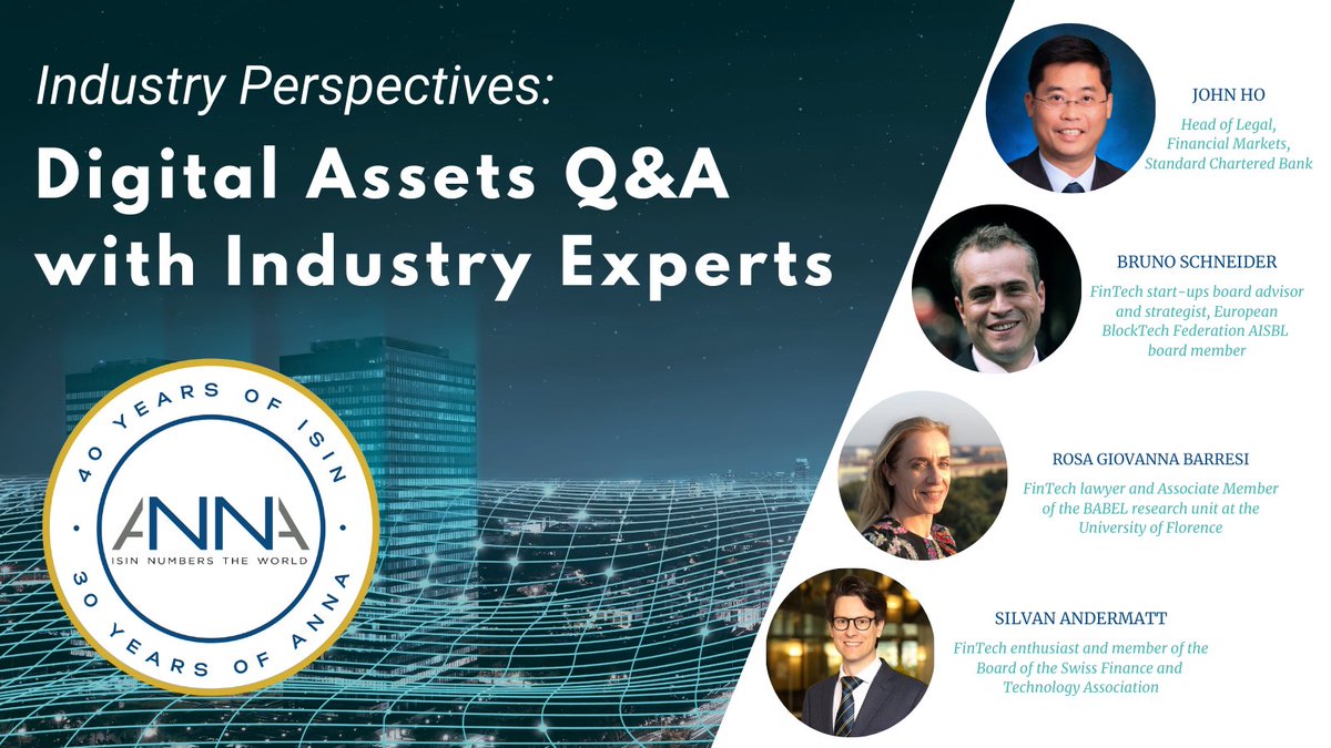 In celebration of ANNA’s 30th anniversary, <a href="/StephanDreyer5/">Stephan Dreyer</a> hosted a round table with industry experts to discuss #DigitalAssets &amp; the important role international financial standards play in ensuring efficient &amp; transparent global trading via <a href="/TabbFORUM/">TabbFORUM</a> tabbforum.com/opinions/anna-…