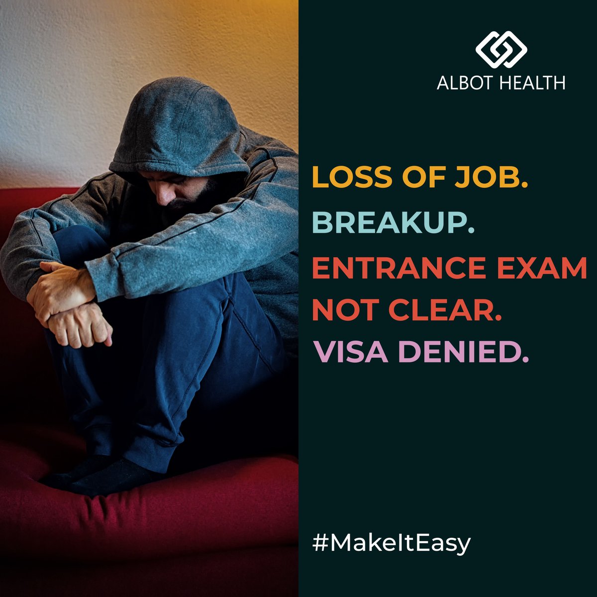 AlbotHealth's tweet photo. One day at a time! Write down your thoughts on a piece of paper and analyze your situation. You’ll be able to find alternatives and ways to move forward.
#MakeItEasy #MondayMotivation #TipOfTheDay #AlbotHealth #DidYouKnow #pushyourself #growthmindset #lifestruggles https://t.co/31HOdg2NrI