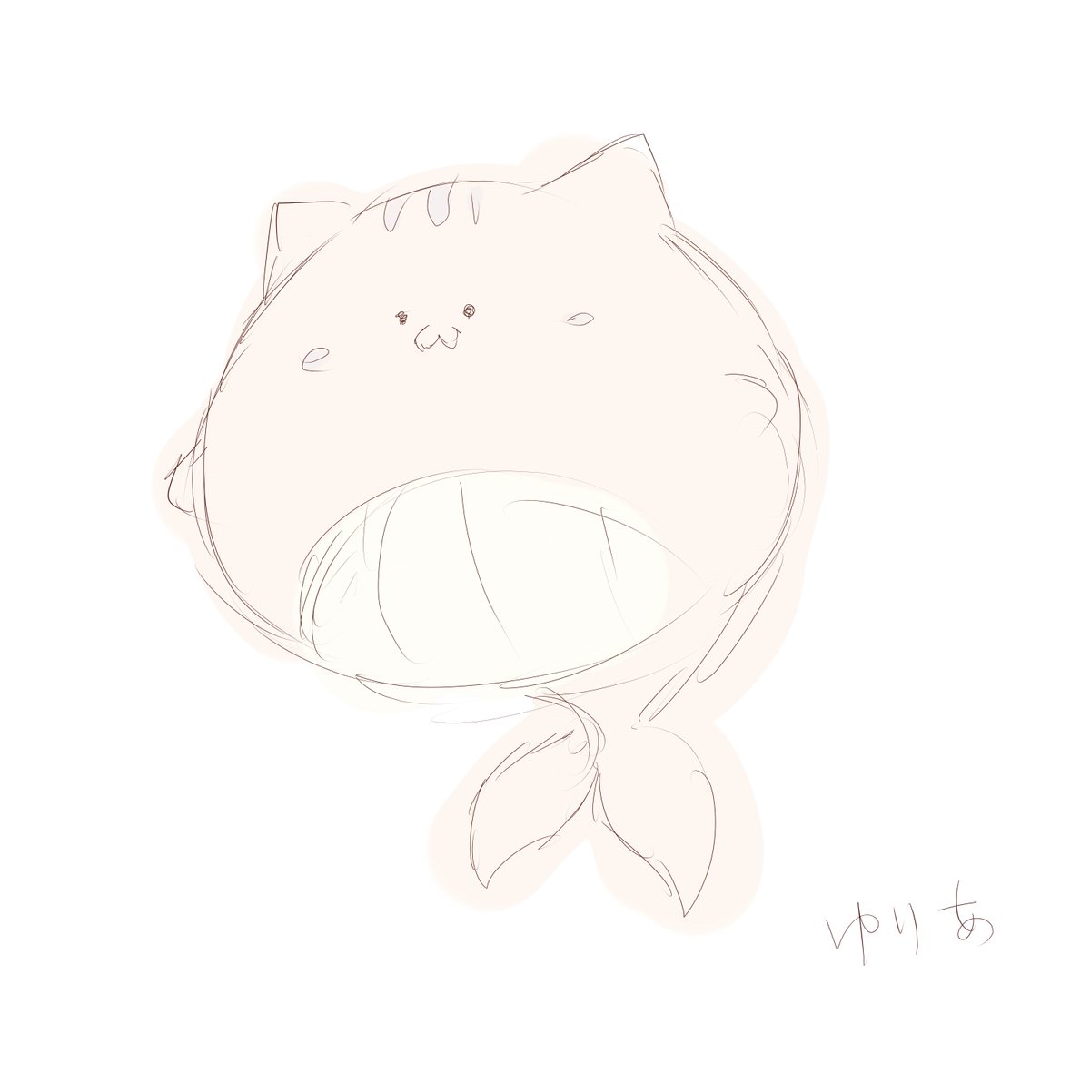 テルミちゃんの使い魔?  @Terumi_Kotsuka 
らしいマスコットの発表がありましたので
落描きしてみました 

配信で出したから公にしても良いのかな
 #TellmeLive 