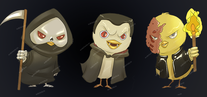 Seed Phase Mint is live!!
Participate in our Seed Phase Mint and earn 30% of Royalty rewards.
Hurry! Spots are filling up.
forms.gle/sN1JT2NuRkc6Nm…
visit us at evilchicks.io

#nft #nfts #art #nftart #nftgiveaway #NFTCommunity  #nftcollection #NFTGiveaway #NFTdrops