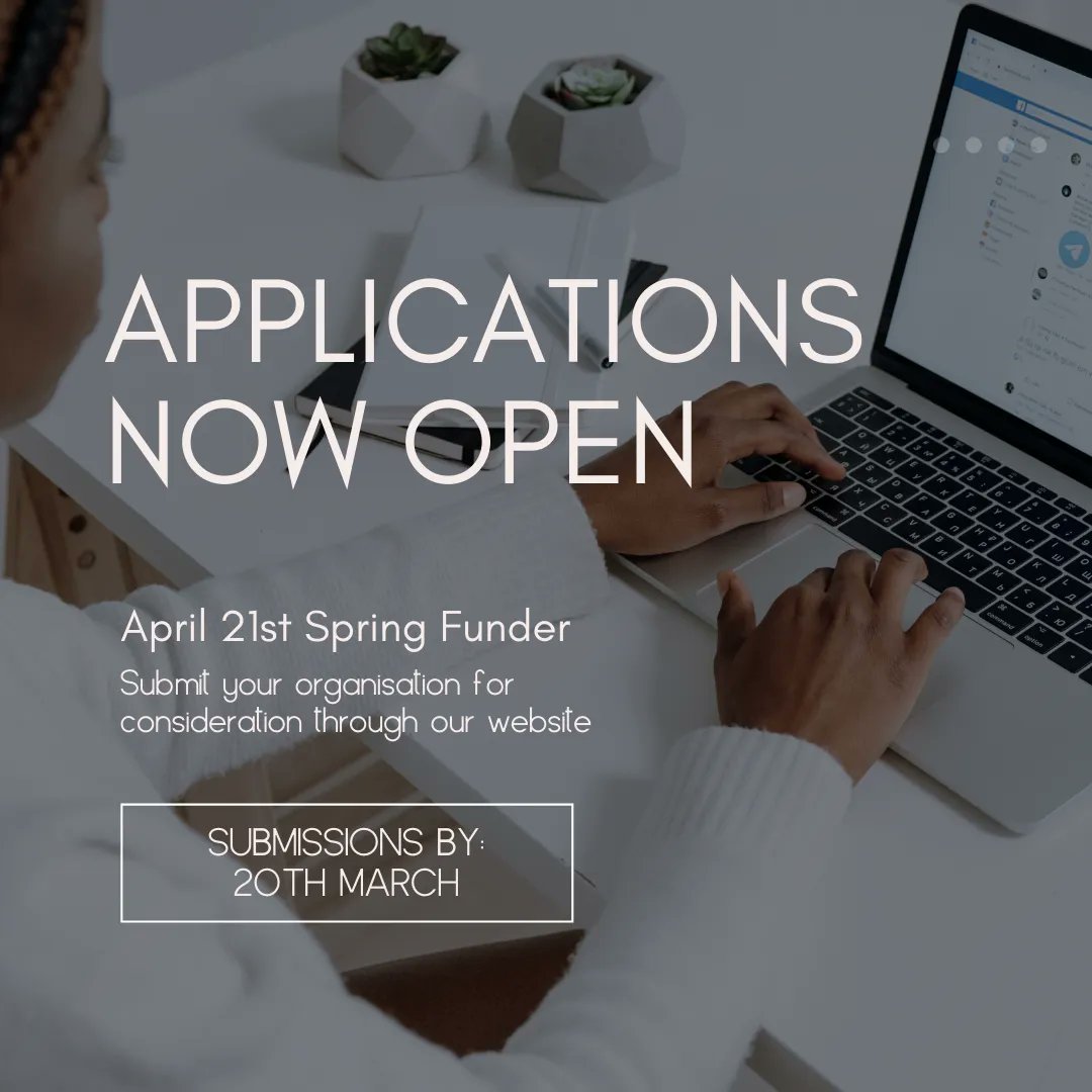 We are delighted to announce a call for Expressions of Interest to pitch at our Spring Fundraising Event on 21 April 2022. This will be our 3rd crowdfunding event since launching in 2020.

If you would like to be considered for this event, please go here: buff.ly/3MxWZ6I