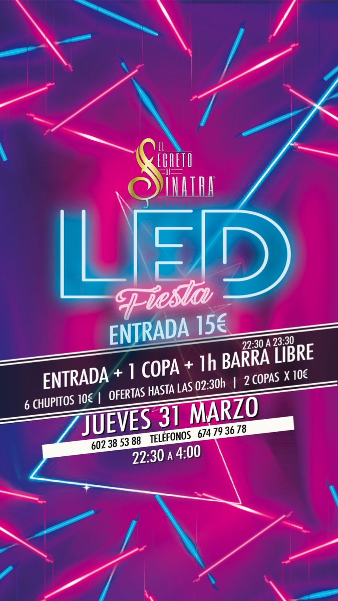 La primavera llega...y os merecéis celebrarlo🥳
Nuestra delegación preparará artículos y pintura led además de ofrecer premios por algunos juegos🙈😽
¡Contactad con nosotros!